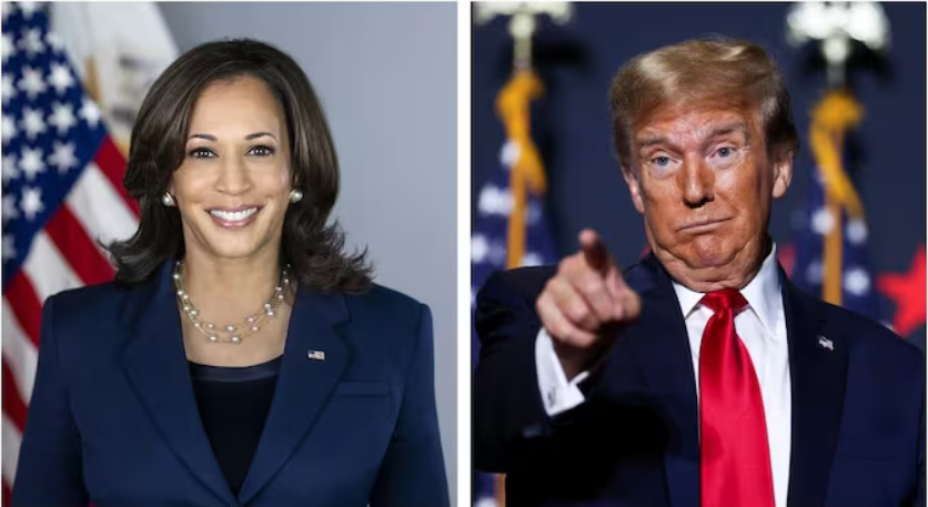 Kamala Harris vs. Donald Trump.