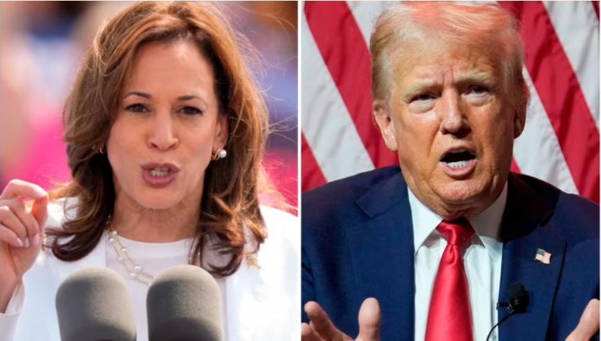 Kamala Harris vs. Donald Trump.