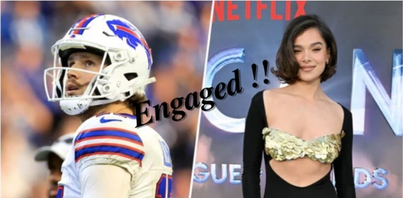 Hawkeye Actress Hailee Stienfeld got engaged to NFL Quarterback Josh Allen.