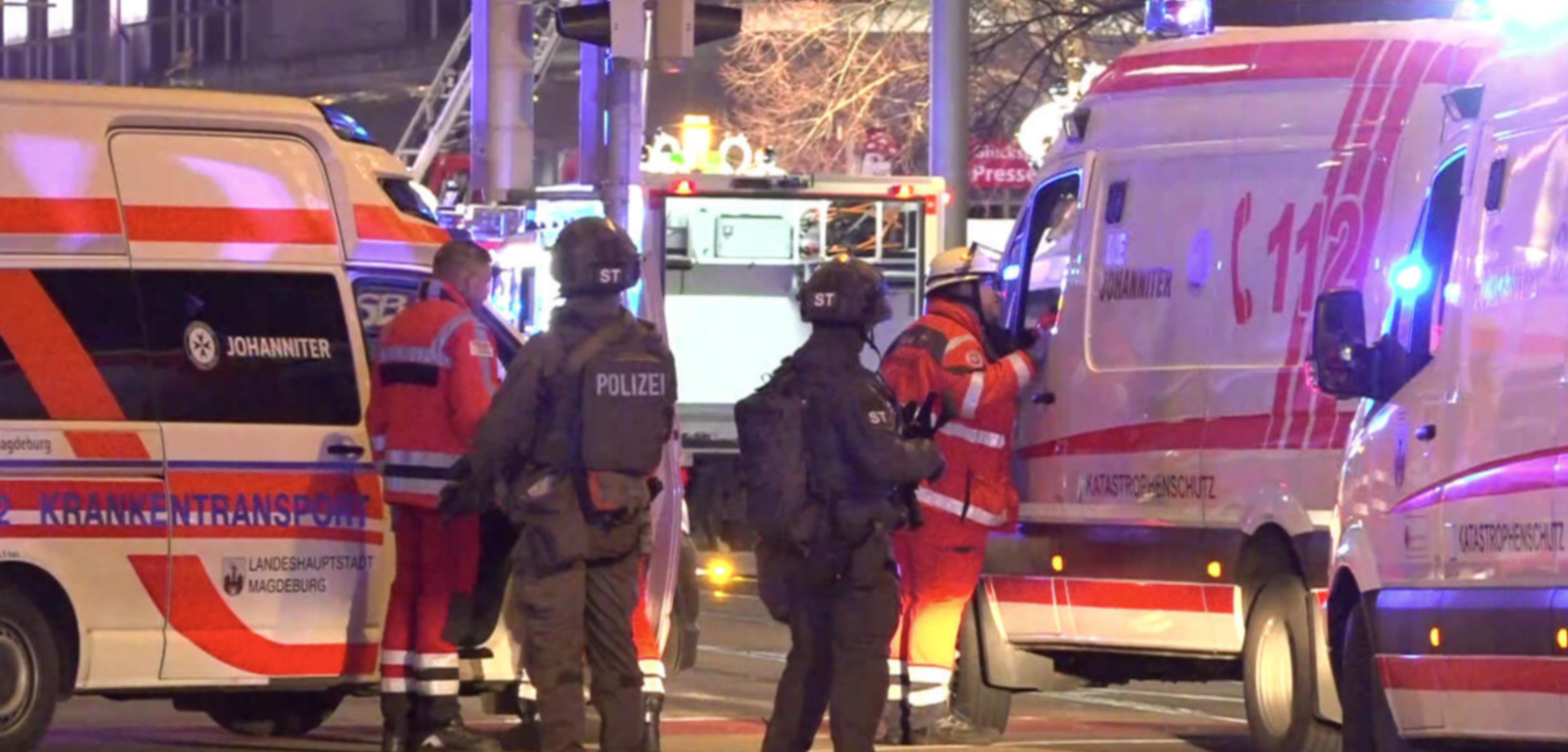 Five Dead, 200+ Injured in Magdeburg Christmas Market Attack