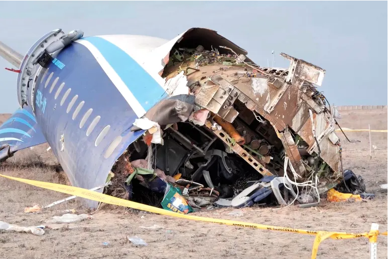 Azerbaijan plane crashes, leaving 38 dead and 29 survivors.