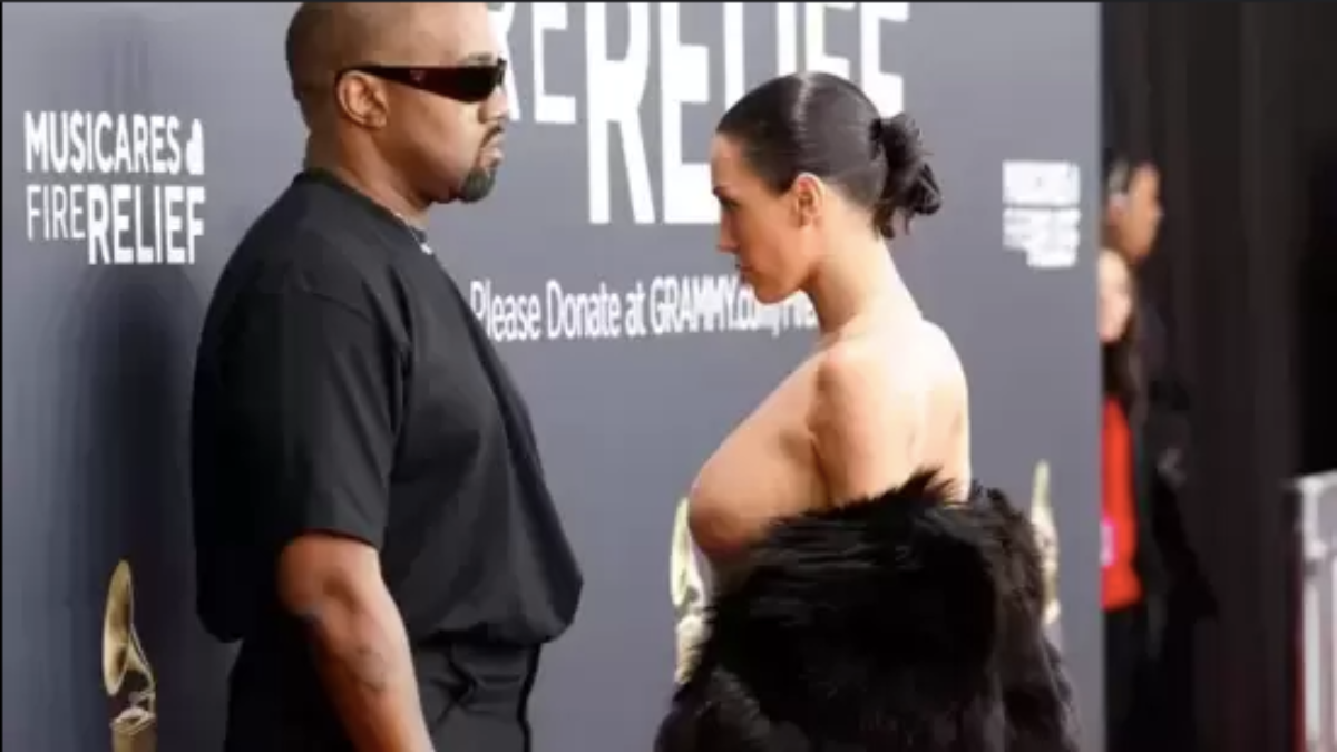 Kanye West’s wife Bianca Censori sparks controversy at Grammy awards 2025